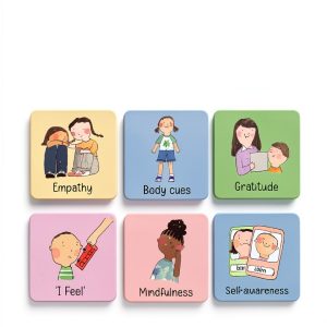 Kids Mindfulness Coloring Book by Wooden House – SEL Edition Ages 4-9-0