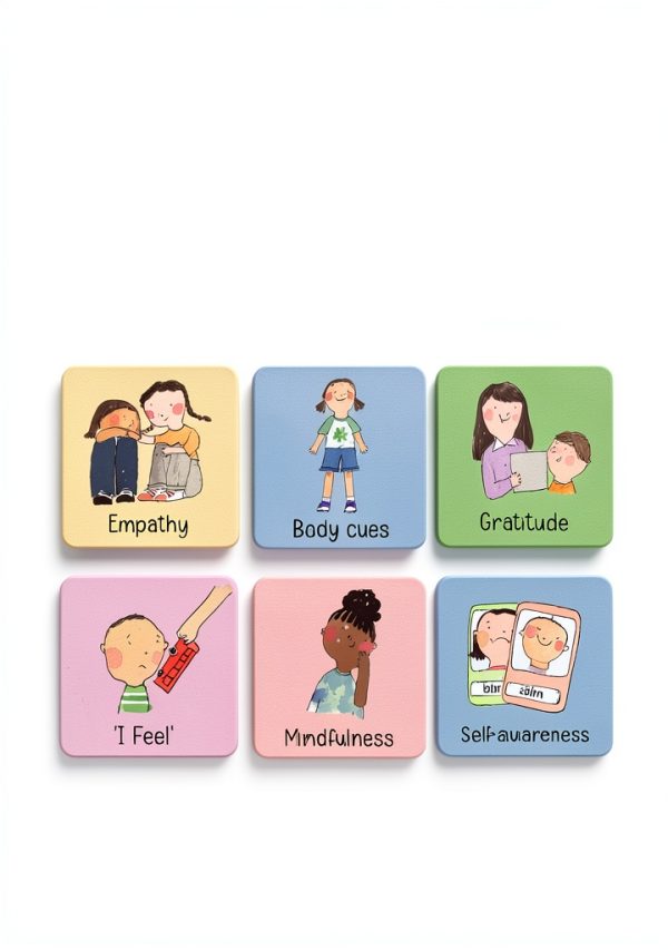 Kids Mindfulness Coloring Book by Wooden House – SEL Edition Ages 4-9-0