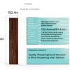 Vinyl Peel and Stick Floor Tile Achim Hickory Wood Look Plank 10 Pack-1