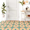 FloorPops 12x12 Pink Daphne Vinyl Peel and Stick Floor Tiles 10 Pack-2
