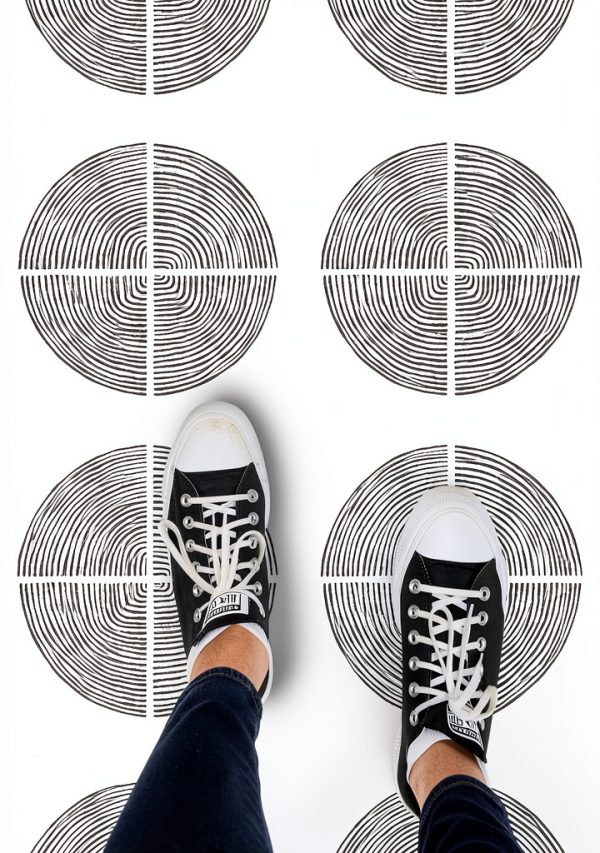 FloorPops Luminary Peel & Stick Vinyl Floor Tiles Modern 12x12-4