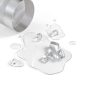 Peel and Stick Vinyl Flooring Plank Sample Light Grey 4x6 by ATOPOSE-5