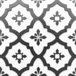 FloorPops FP2480 Comet Peel and Stick Vinyl Floor Tiles Black 10 Sq Ft-0