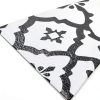 FloorPops FP2480 Comet Peel and Stick Vinyl Floor Tiles Black 10 Sq Ft-7