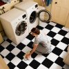 Peel and Stick Floor Tile by Alow 20pcs Black White Waterproof Vinyl-3