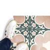 FloorPops 12x12 Pink Daphne Vinyl Peel and Stick Floor Tiles 10 Pack-4